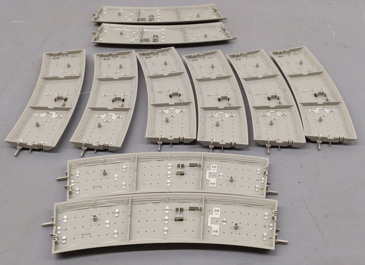 Lionel 6-12056 FasTrack O60 Curved Track Lot [10] VG