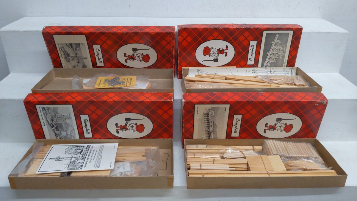 Campbell HO Assorted Kits 357, 307, 354, 751[4] EX/Box