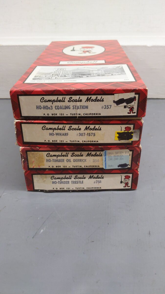Campbell HO Assorted Kits 357, 307, 354, 751[4] EX/Box