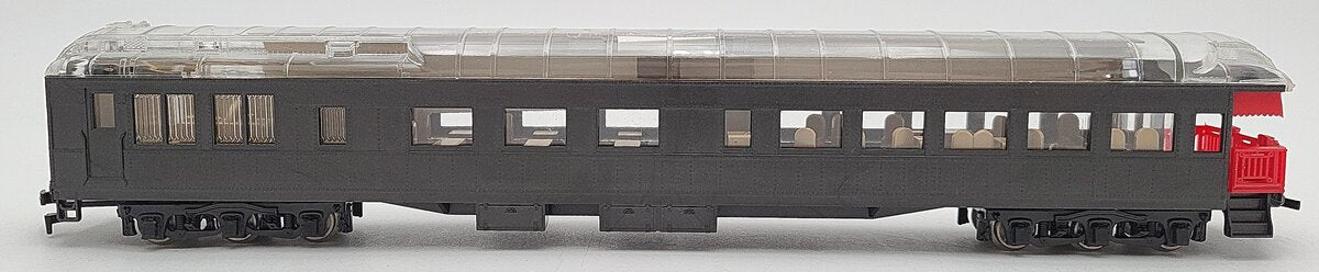 Rivarossi HO Scale Unmarked Observation Car w/ Clear Roof EX