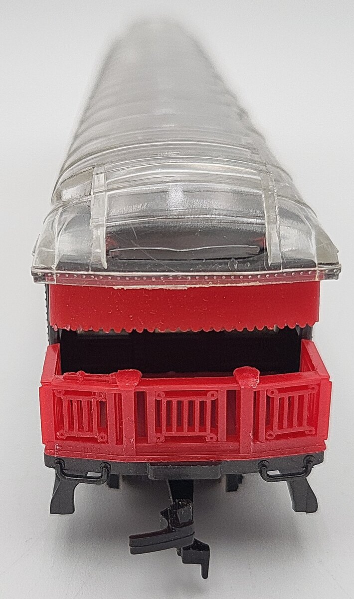 Rivarossi HO Scale Unmarked Observation Car w/ Clear Roof EX