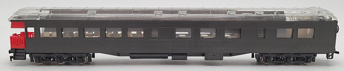 Rivarossi HO Scale Unmarked Observation Car w/ Clear Roof EX