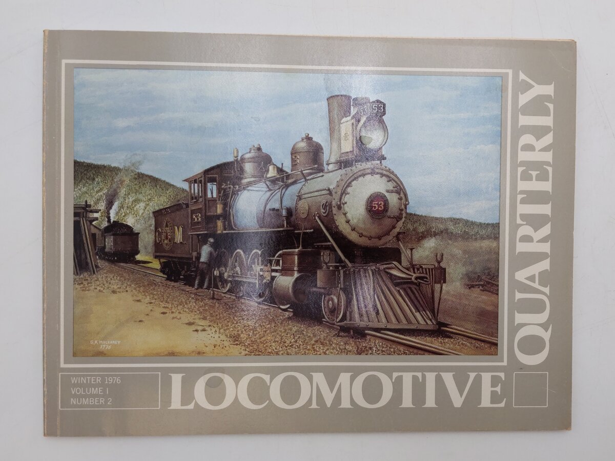 Locomotive Quarterly Winter 1976 Vol.1 No.2 Paperback Book By Jack W. Jarrell EX