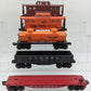 Lionel O gauge Assorted Freight Cars (5): #6437, #6800 #6465, #6142, & #9160