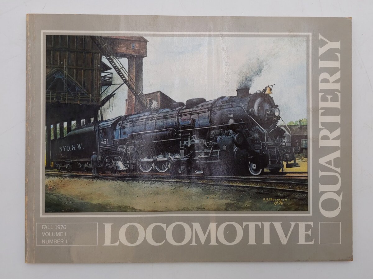 Locomotive Quarterly Fall 1976 Vol.1 No.1 Paperback Book By Jack W.Jarrell