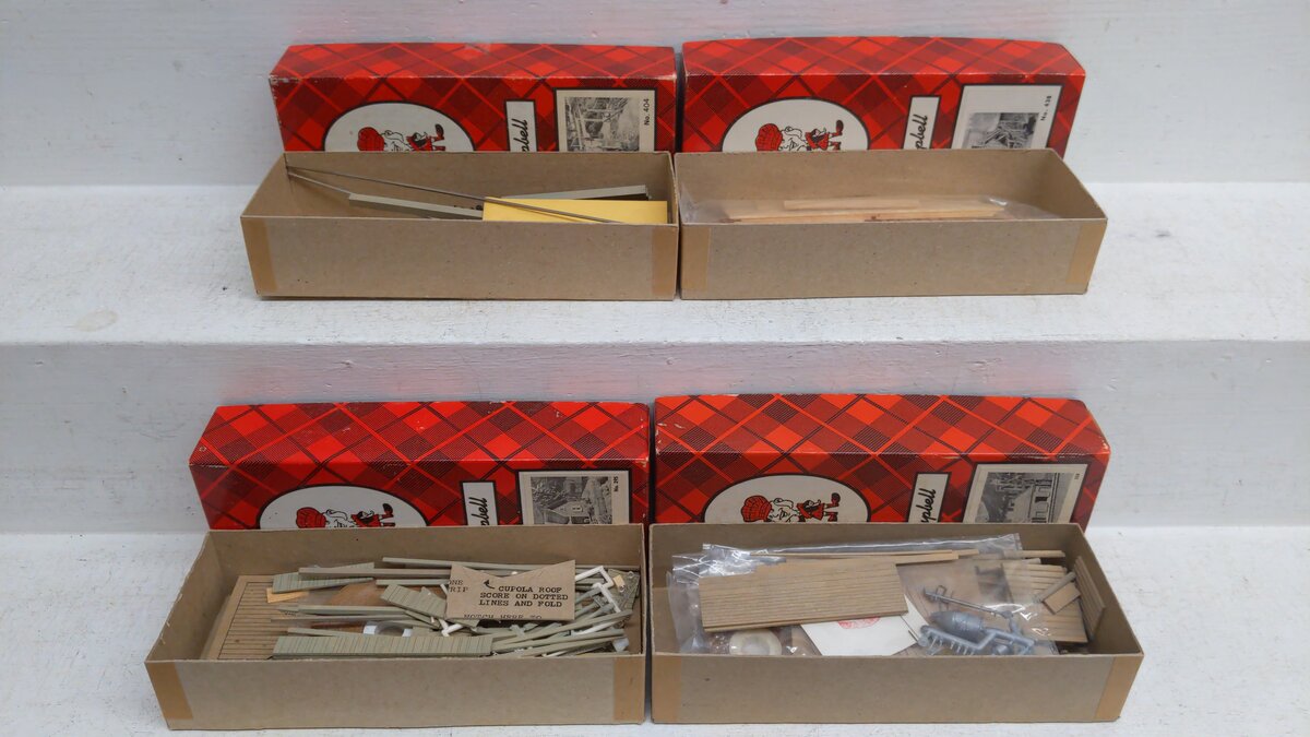 Campbell HO Assorted Kits 404, 438, 395, 358 [4] EX/Box