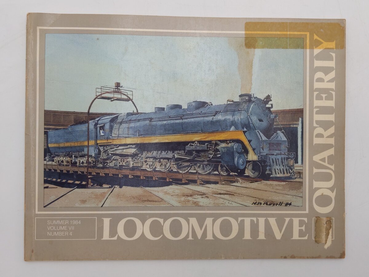 Locomotive Quarterly Summer 1984 Vol.VII No.4 Paperback Book By Jack W. Jarrell VG