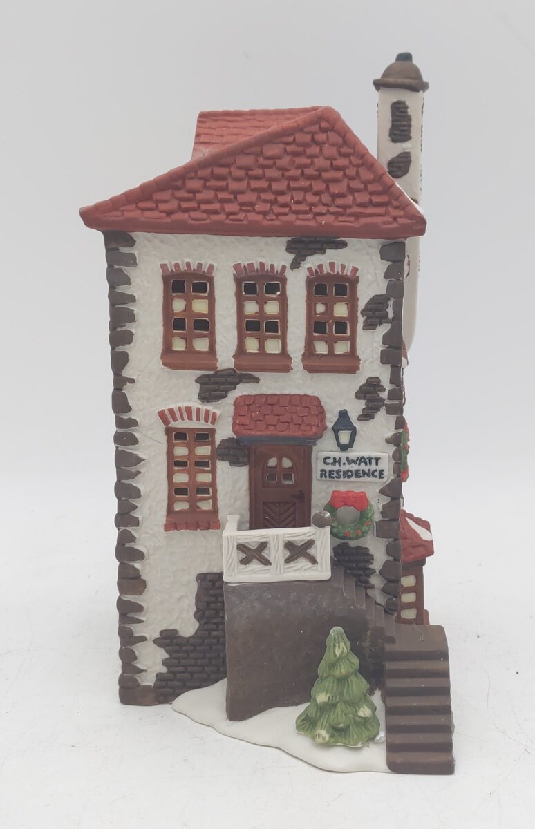 Dept 56 5568-9 Dickens Village CH Watt Physician Building EX/Box