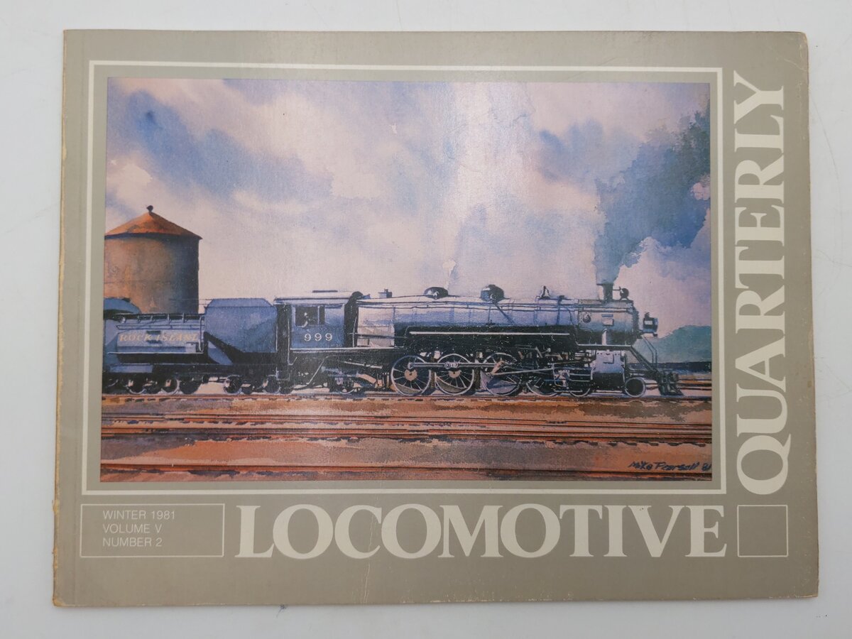 Locomotive Quarterly Winter 1981 Vol.V No.2 Paperback Book By Jack W. Jarrell EX