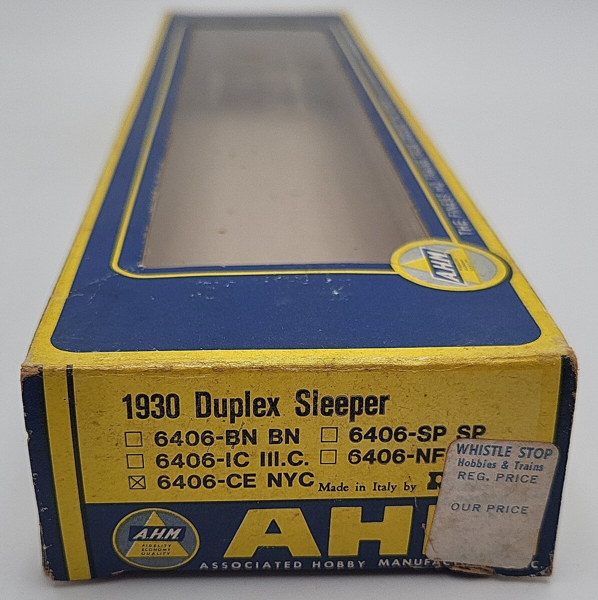 AHM 6406-CE HO Scale New York Central Duplex Sleeper Car #10812 EX/Box