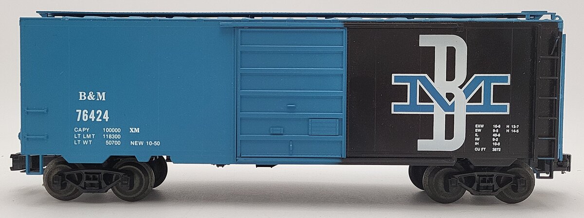 Weaver 76424 O Gauge Boston and Maine Boxcar EX