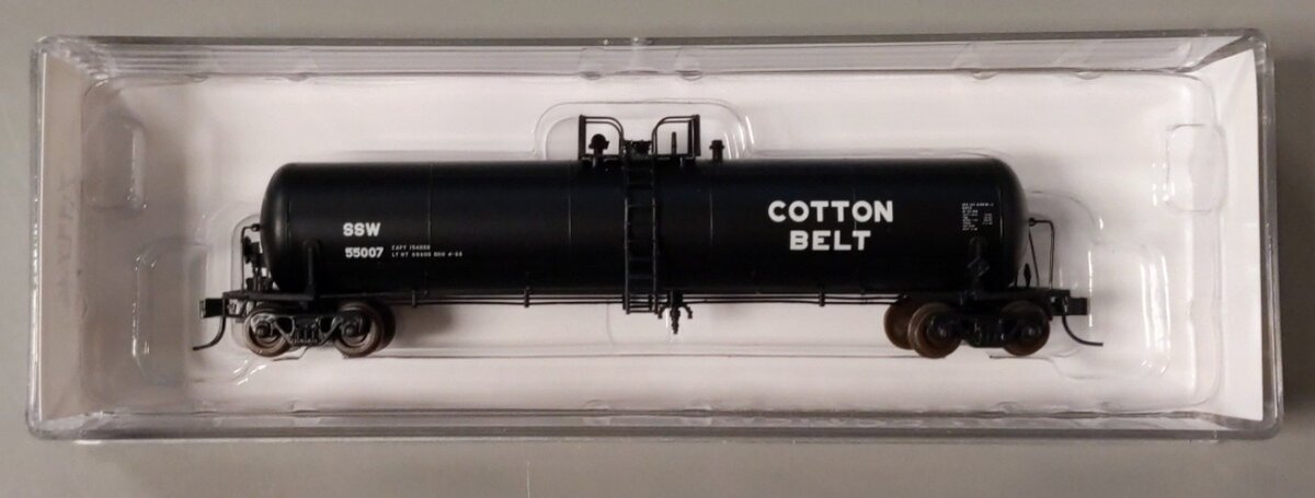 Atlas 50000782 N Scale Cotton Belt GATX 20,700K Tank #55007 LN/Box