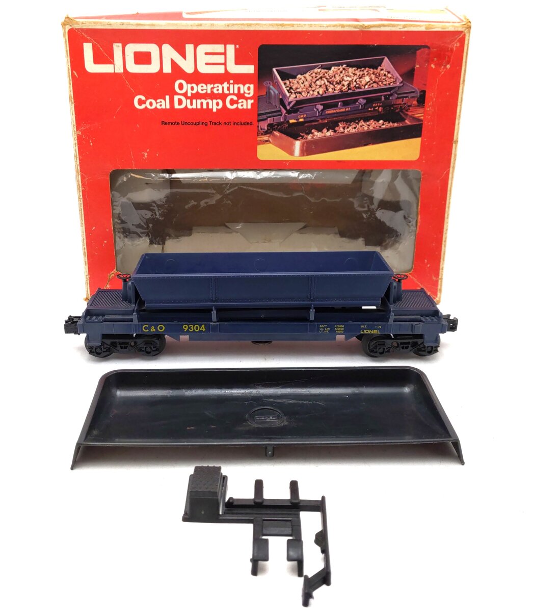 Lionel 6-9304 O Gauge Chesapeake & Ohio Operating Ore Dump Car EX/Box
