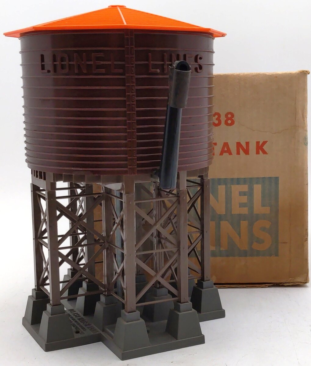 Lionel 138 Vintage O Gauge Postwar Operating Water Tower VG/Box
