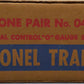 Lionel 042 O Gauge LH/RH Postwar Manual Control Switches VG/Box