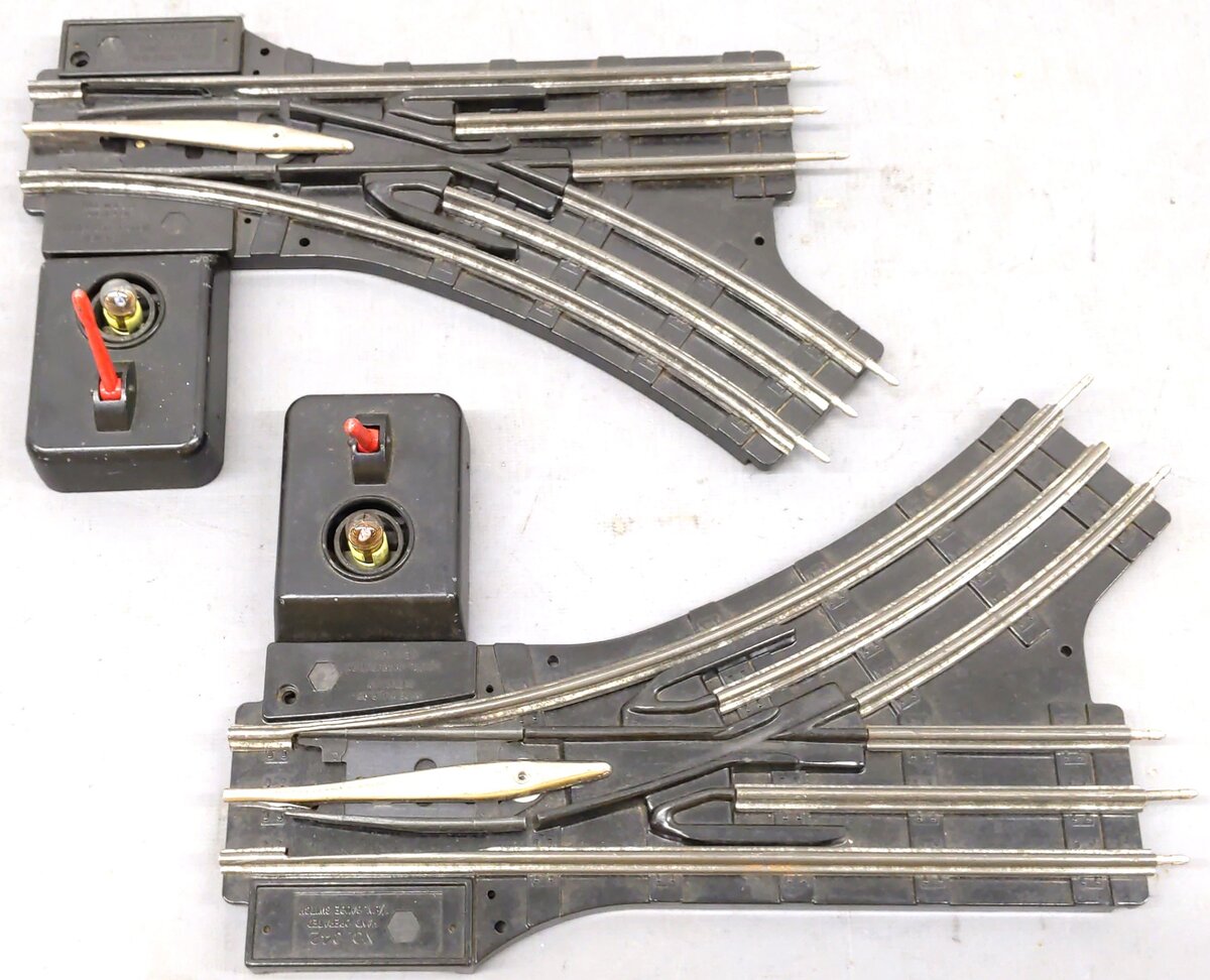 Lionel 042 O Gauge LH/RH Postwar Manual Control Switches VG/Box