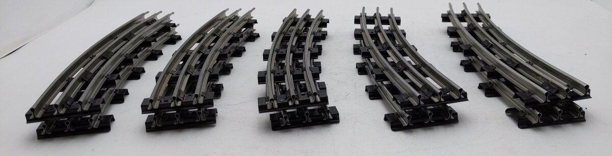Lionel 6-65554 O 54 Inch Diameter Curved Track Section (10) VG
