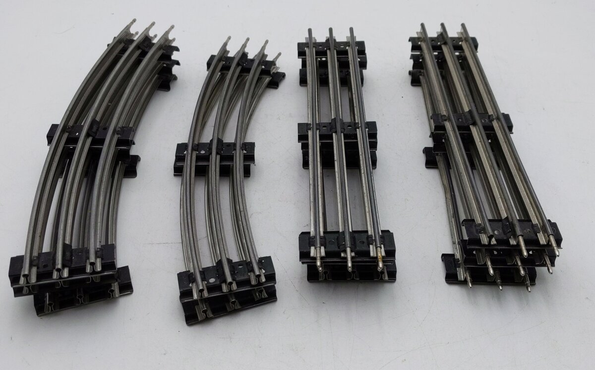 Lionel O Gauge Tubular Curved & Straight  Track Sections [11] VG