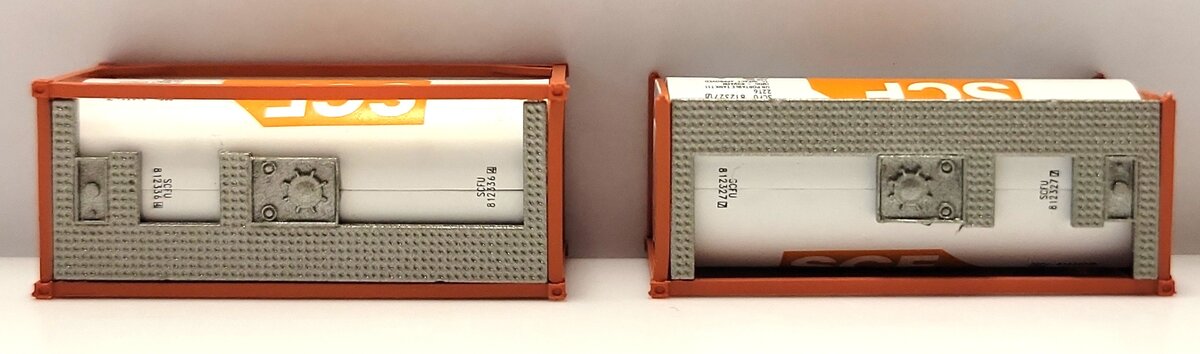 JTC Model Trains 205225 N SCF 20' Standard Tank Container (Pack of 2) EX/Box