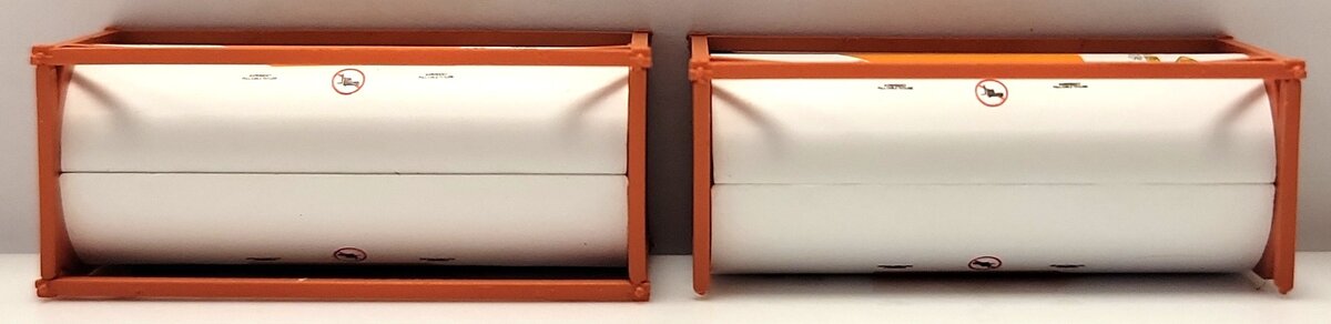 JTC Model Trains 205225 N SCF 20' Standard Tank Container (Pack of 2) EX/Box