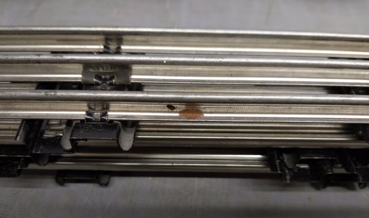 Lionel 6-65523 O Gauge 40" Straight Track Sections (10) VG