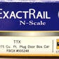 ExactRail EN-50701-1 N TTX Trinity 6275 Cu. Ft. Plug Door Box Car #505248 LN/Box