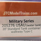 JTC Model Trains 205276 N Military Series 20'''' Std Tank Container (Pack of 2) EX/Box