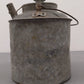 Vintage Burlington Route Railroad Oil Water Kerosene Lamps Can with Lid