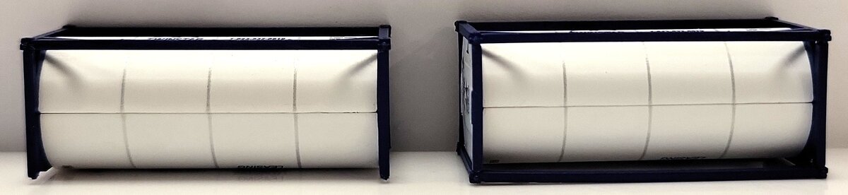 JTC Model Trains 205206 N TWINSTAR  Standard Tank Containers (Pack of 2) EX/Box