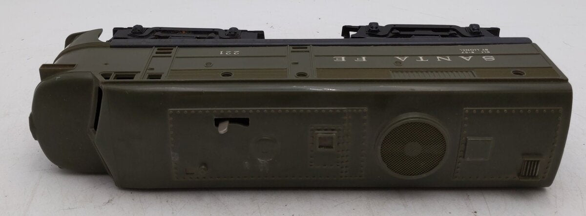 Lionel 221 Vintage O Santa Fe Olive Drab Alco A Diesel Locomotive VG