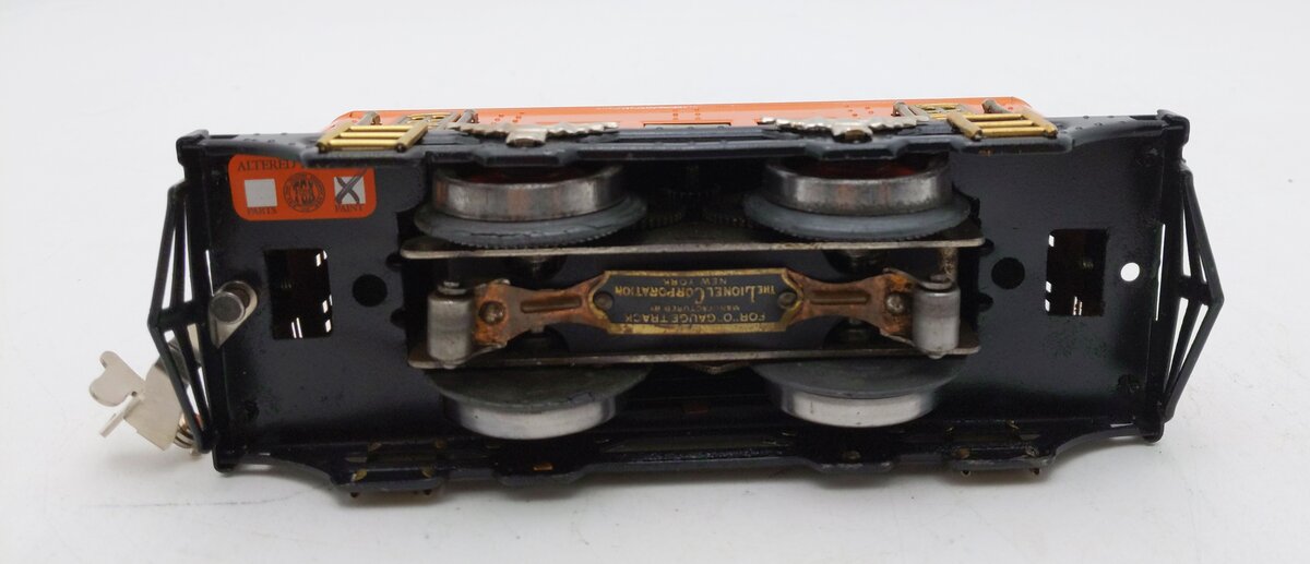 Lionel 248 0-4-0 Tinplate  Powered Electric Locomotive (Orange /Peacock) Painted