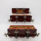 Lionel 529S Vintage O Prewar Terra Cotta Passenger Car Set: 529, 529, 530 (3) VG
