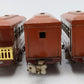Lionel 529S Vintage O Prewar Terra Cotta Passenger Car Set: 529, 529, 530 (3) VG