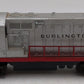 Lionel 2328 Vintage O Burlington GP-7 Powered EMD Diesel Locomotive EX