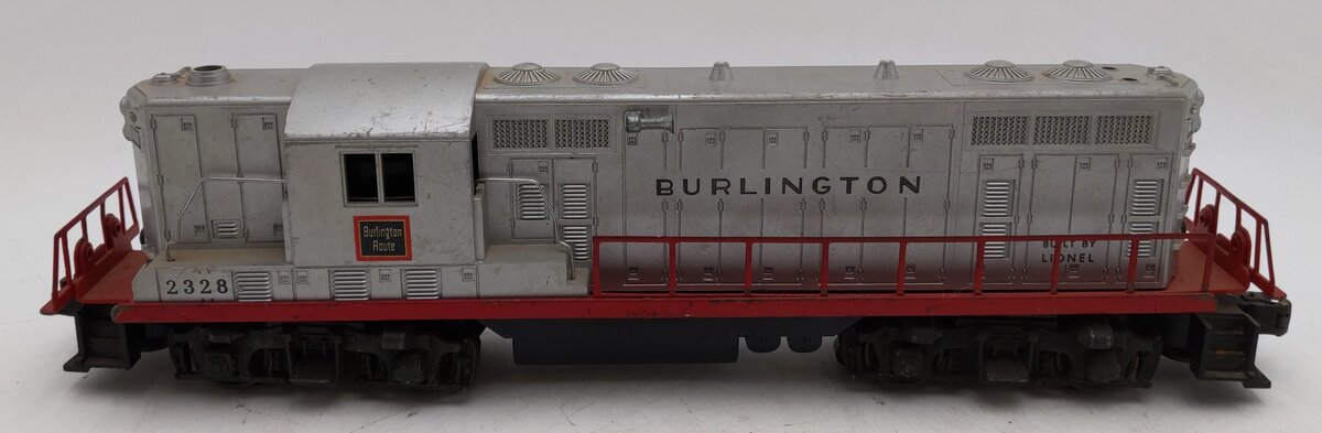 Lionel 2328 Vintage O Burlington GP-7 Powered EMD Diesel Locomotive EX