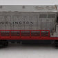 Lionel 2328 Vintage O Burlington GP-7 Powered EMD Diesel Locomotive EX