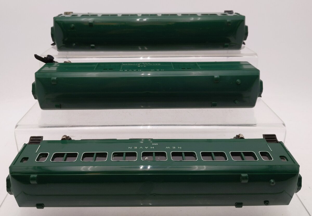 American Flyer S Vintage New Haven  Passenger Cars: 650, 650, 718 [3] EX