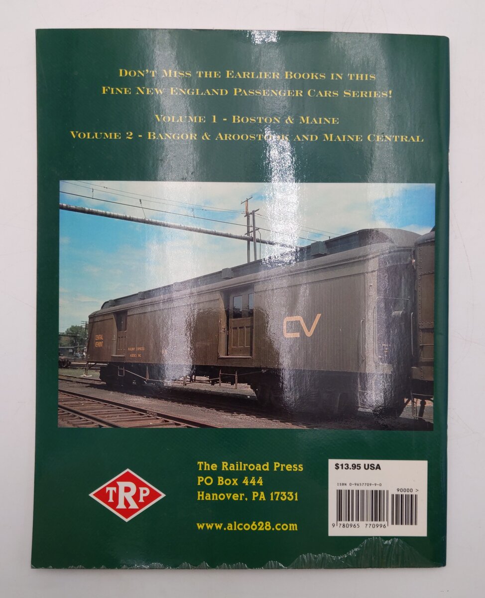 Passenger Cars Of New England Vol.3 Paperback Book By Robert A. Liljestrand