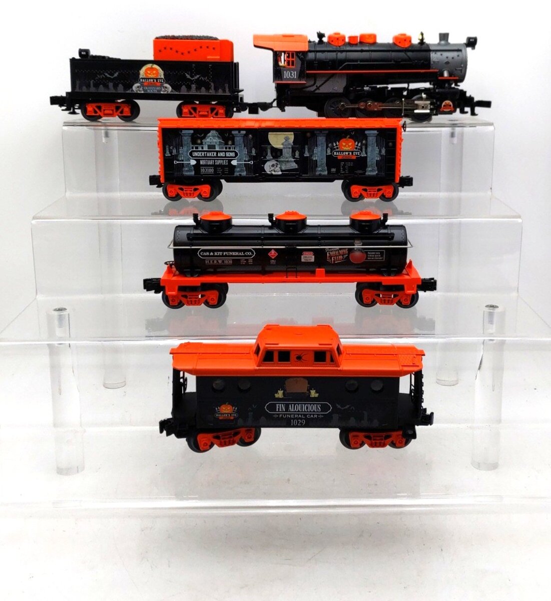Lionel 2123060 Hallow's Eve LionChief O Gauge Steam Freight Train Set LN
