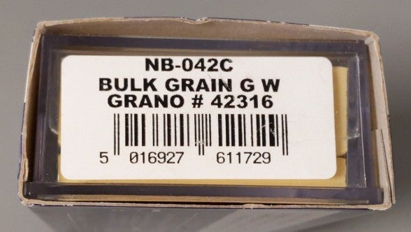 Dapol NB-042C N Scale Great Western Railway Bulk Grain Grano Hopper Wagon #42316 LN/Box