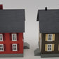 MTH O Gauge 2-Story Houses Red & Green [2] EX