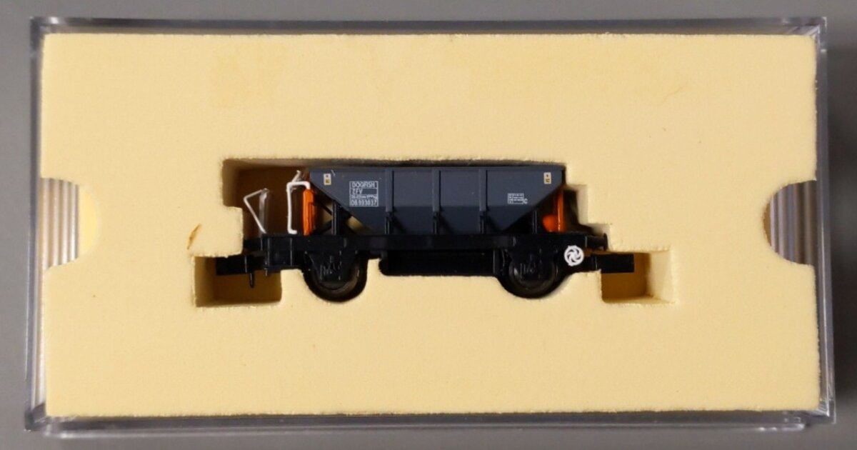 Dapol NB-029B N Scale Dogfish Grey Hopper Wagon #993037 LN/Box