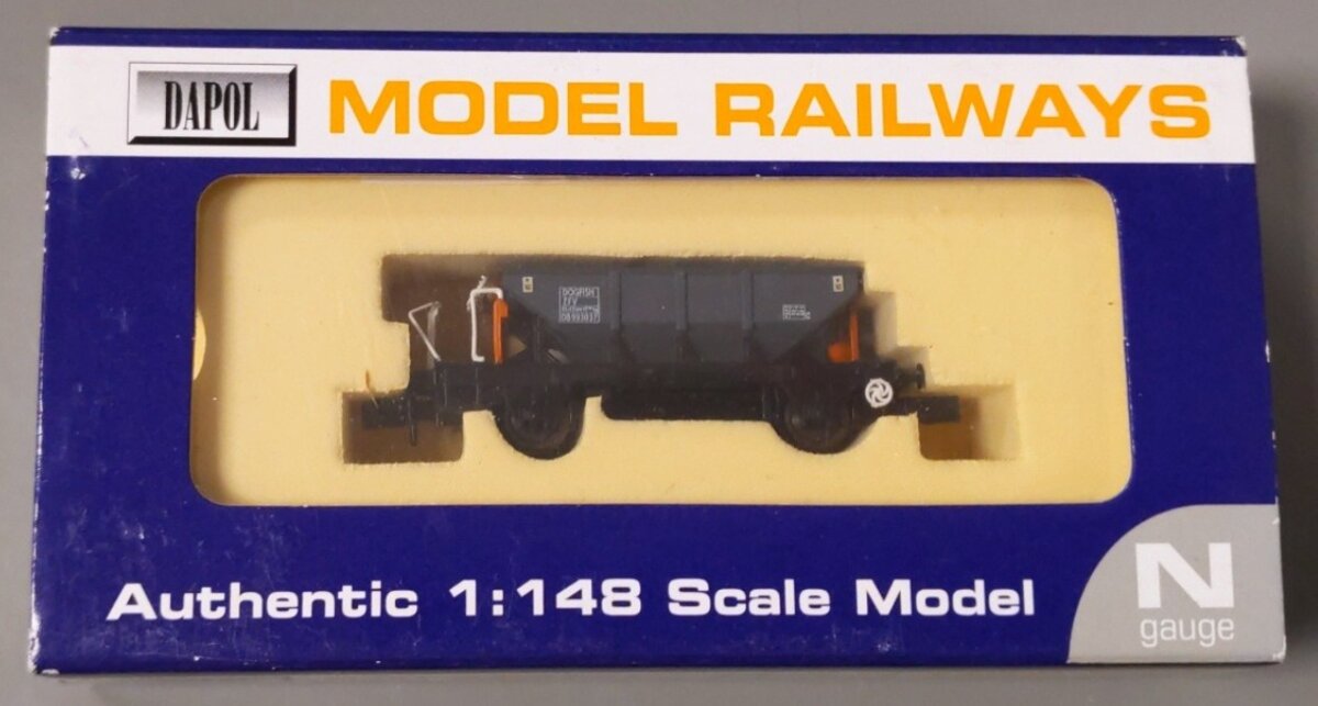 Dapol NB-029B N Scale Dogfish Grey Hopper Wagon #993037 LN/Box
