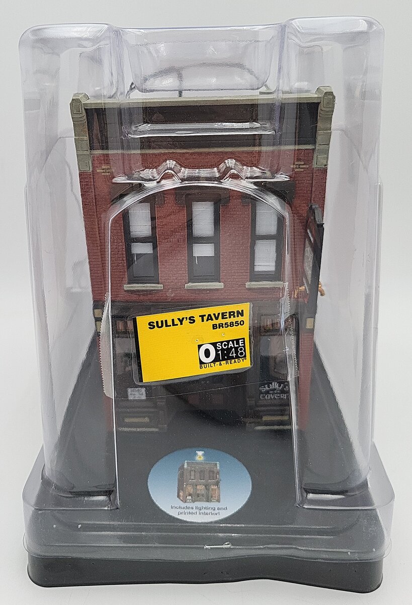 Woodland Scenics BR5850 O Scale Built-&-Ready Sully's Tavern Building EX/Box