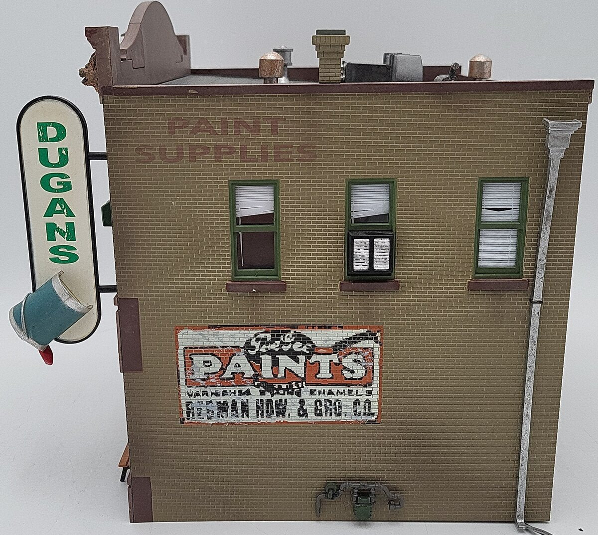 Woodland Scenics BR5853 O Scale Built-&-Ready Dugan's Paint Store Building EX/Box