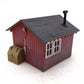 Woodland Scenics BR5857 O Scale Built-&-Ready Work Shed Building EX/Box