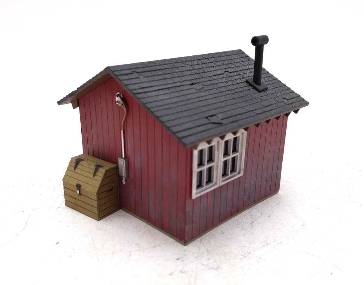 Woodland Scenics BR5857 O Scale Built-&-Ready Work Shed Building EX/Box