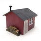 Woodland Scenics BR5857 O Scale Built-&-Ready Work Shed Building EX/Box
