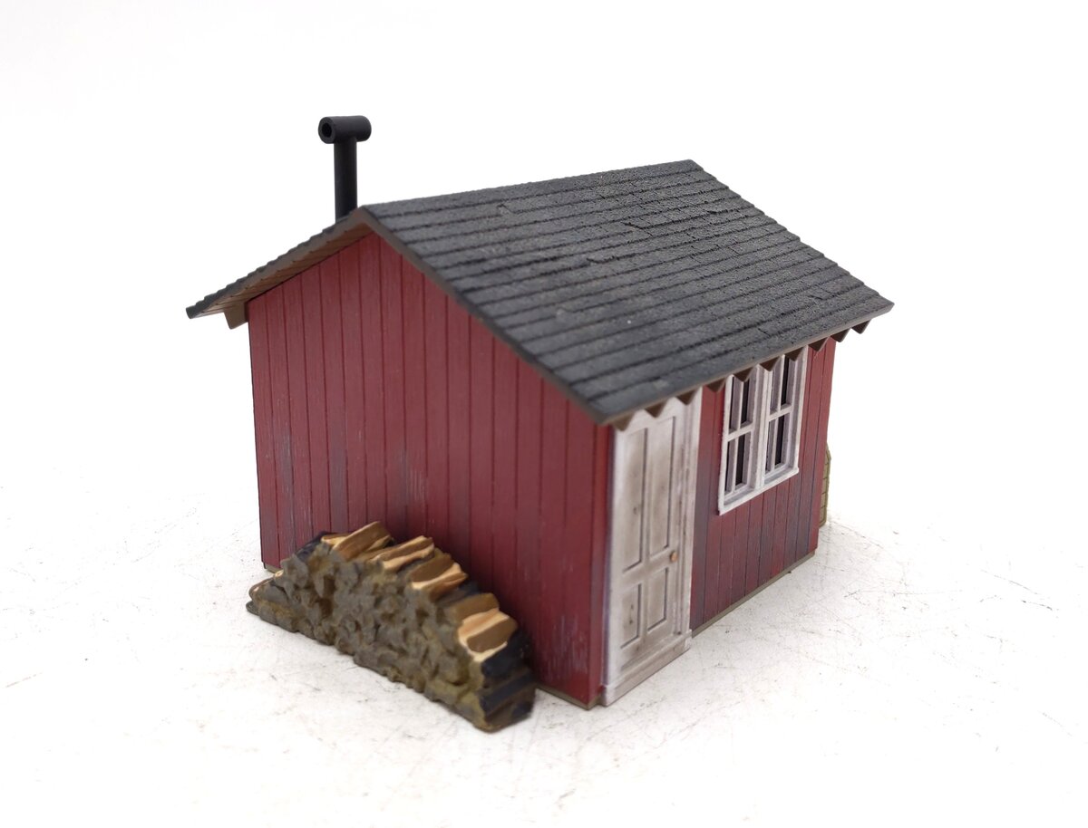 Woodland Scenics BR5857 O Scale Built-&-Ready Work Shed Building EX/Box