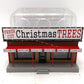 MTH 30-90577 O Christmas Trees Road Side Stand with Operating Christmas Lights EX/Box